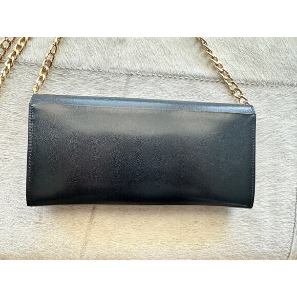 Authentic Givenchy Leather Long Wallet with Chain - Picture 4 of 16